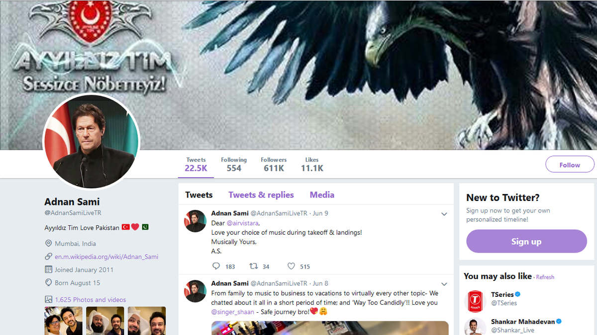 Adnan Sami's Twitter Account Hacked, Defaced in a Similar Fashion to Amitabh Bachchan's