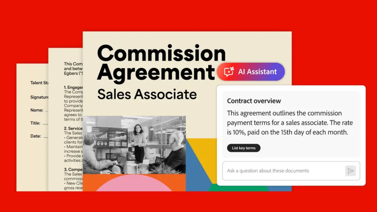 Adobe Acrobat AI Assistant Being Upgraded With a Contract Intelligence Feature