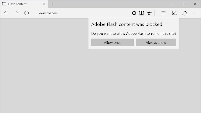 Microsoft Edge Will Soon Block Flash Content by Default
