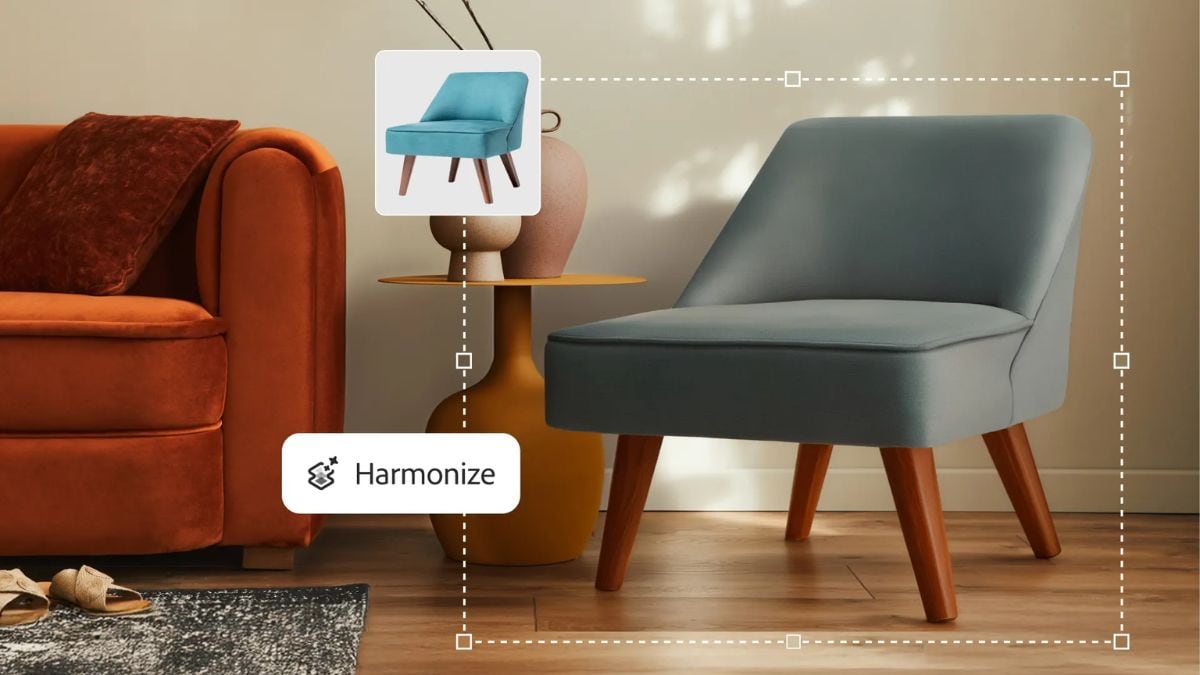 Adobe Photoshop Introduces AI-Powered Harmonize Tool That Can Blend Objects Into a Composition