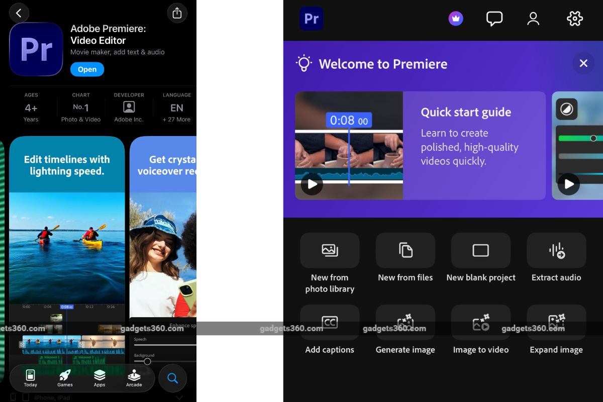 adobe premiere app g360 Adobe Premiere iOS