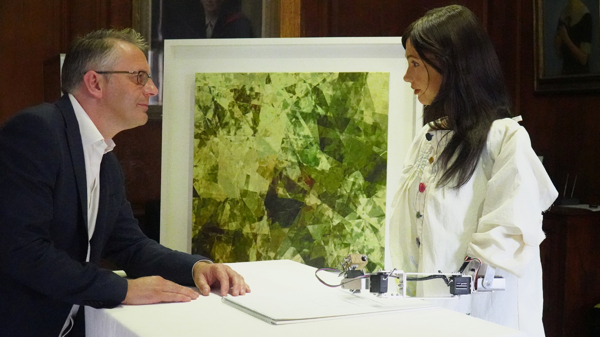 Ai-Da, the Humanoid Robot Artist, Gears Up for First Solo Exhibition