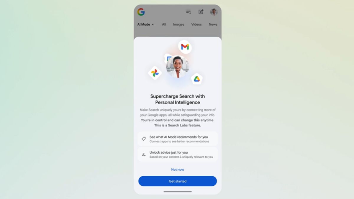 Google Expands Personal Intelligence to AI Mode in Search, Can Tailor Results Using Gmail and Photos