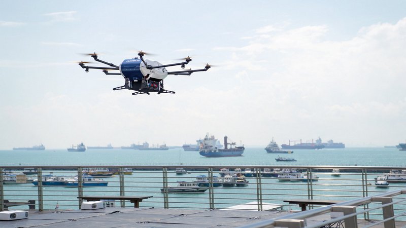 Airbus Trials Drone Delivery to Ships