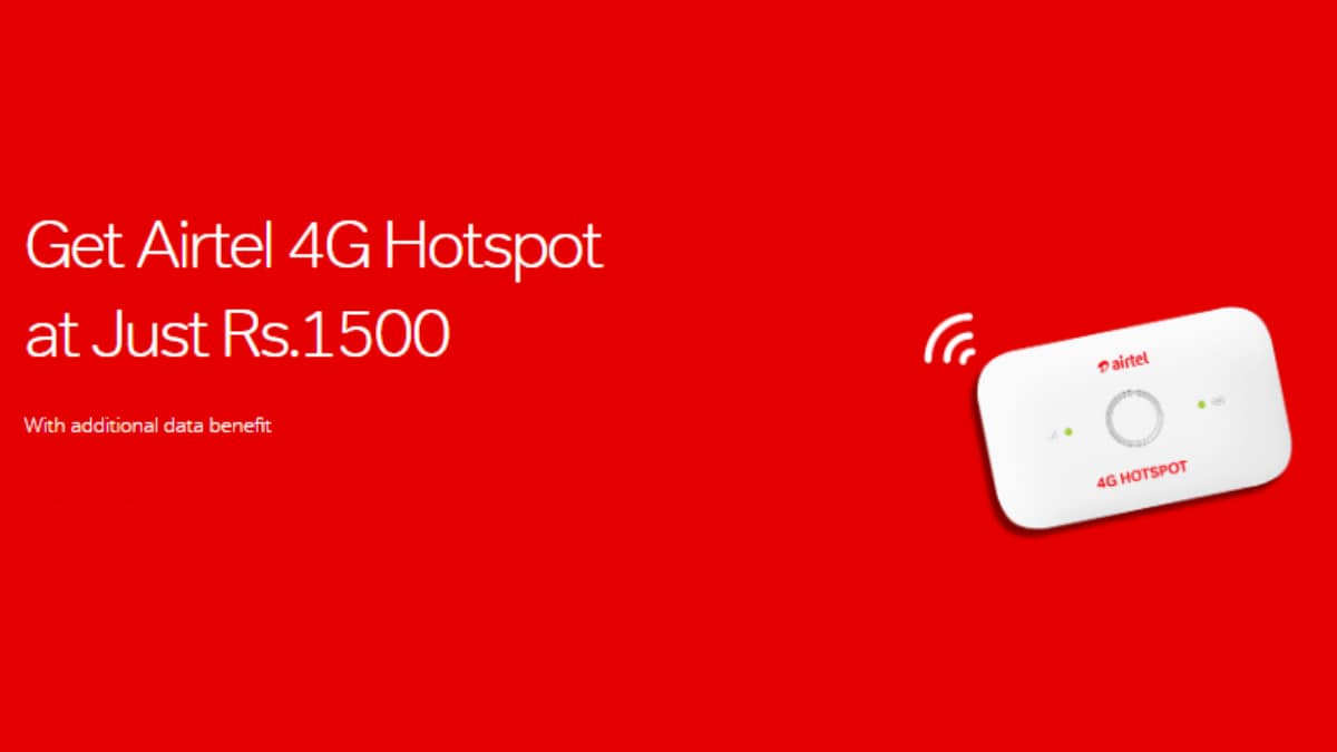 Airtel 4G Hotspot Now Available With Prepaid, Postpaid Plan Options