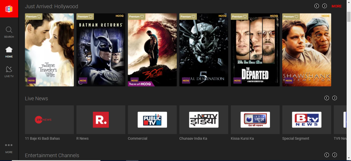 Airtel TV Now Available on Web With Live TV Support