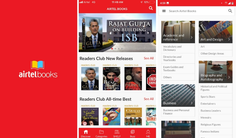 Airtel Books App Launched on Android, iOS; Readers Club Subscription Starts at Rs. 129 for 6 Months