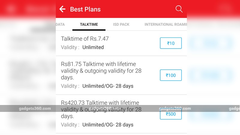 Airtel Rs. 100, Rs. 500 Recharge Plans Re-Introduced With 28 Days Validity