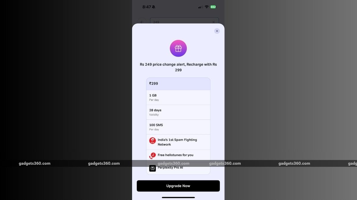 airtel rs 249 recharge Airtel