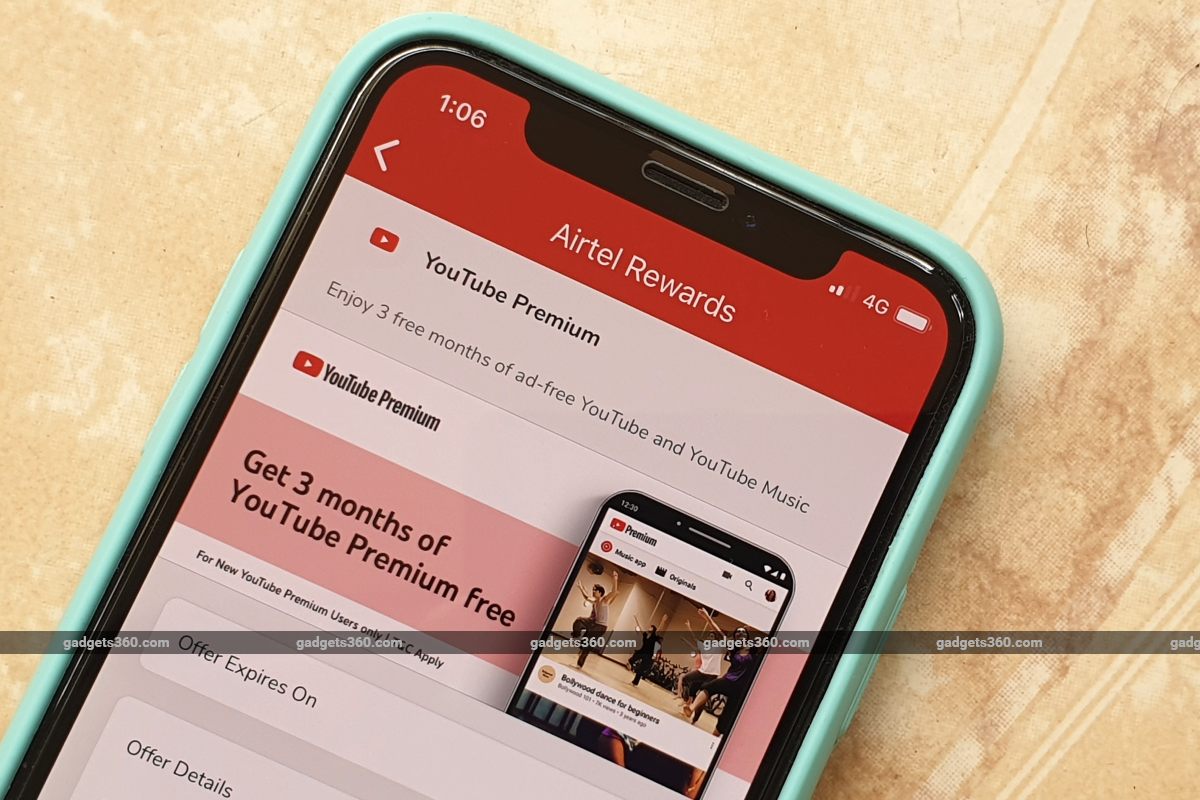 Airtel Users Start Getting Free Youtube Premium Subscription For 3 Months Technology News The free trials are available to first time subscribers only. free youtube premium subscription