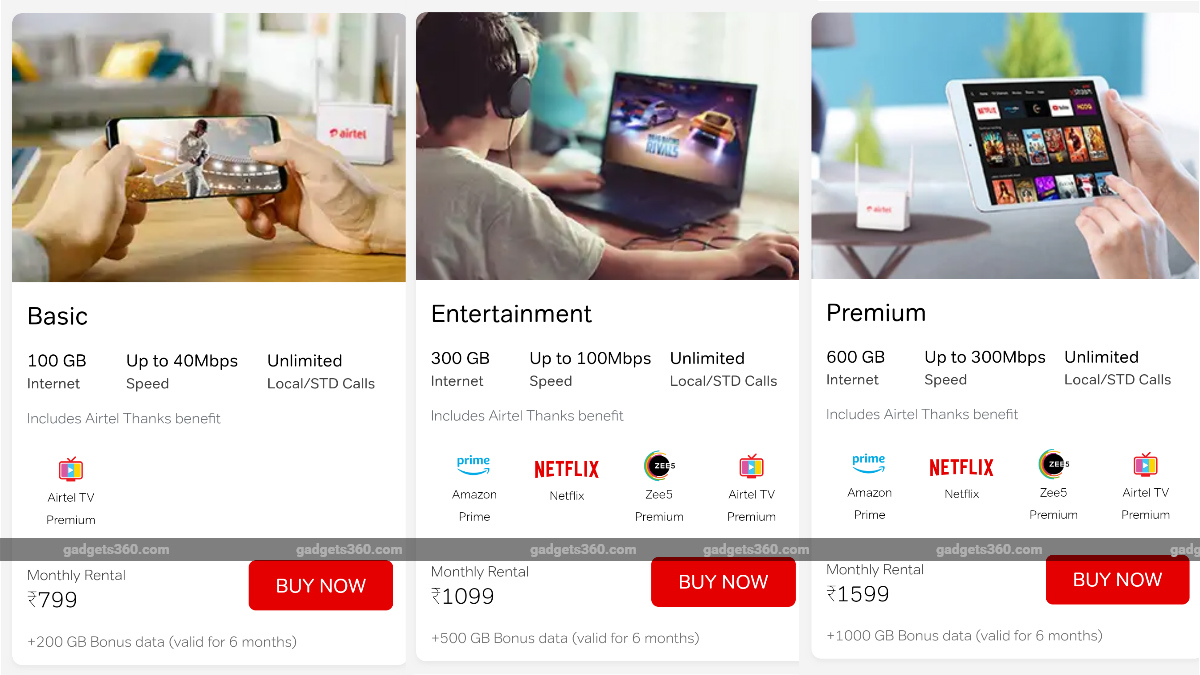 Airtel V-Fiber Broadband Plans Now Offer Up to 1000GB Additional Data for Six Months: All You Need to Know