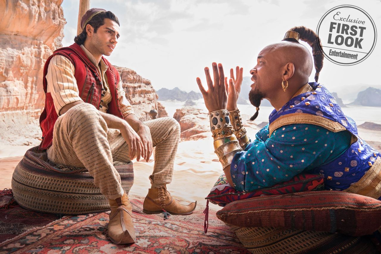 Aladdin Photos: First Look at Disney’s Live-Action Remake, Including Will Smith’s Genie