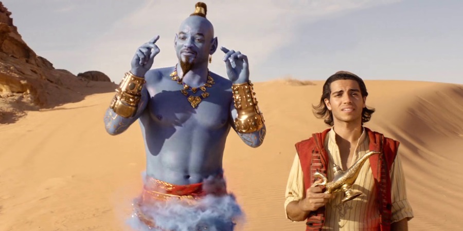 Aladdin Trailer — Will Smith’s Blue Genie Is Still Weird but at Least the Banter Is Promising
