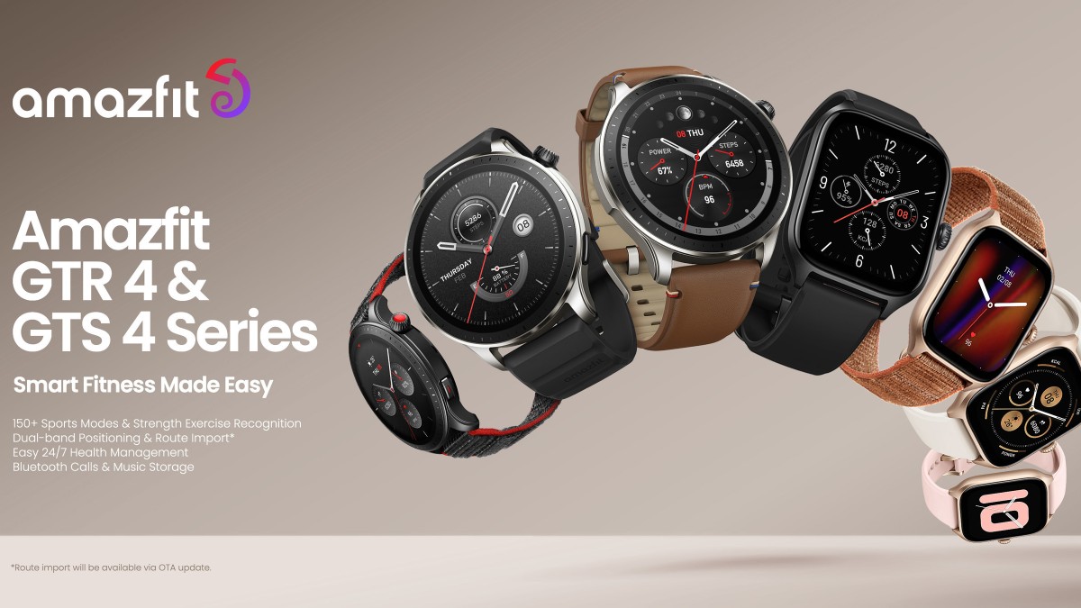Amazfit GTR 4, GTS 4 Smartwatches With Over 150 Sports Modes, GPS Navigation Launched: Price, Specifications