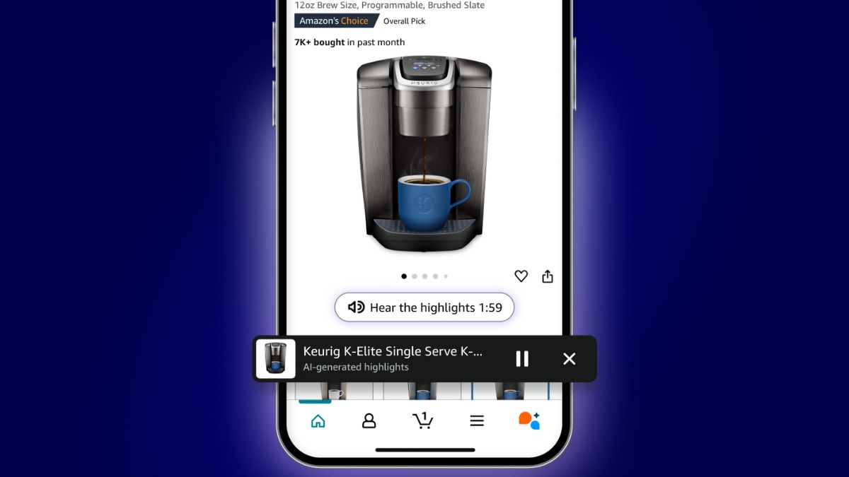 Amazon Begins Testing AI-Powered Audio Product Summaries Feature on Its Platform