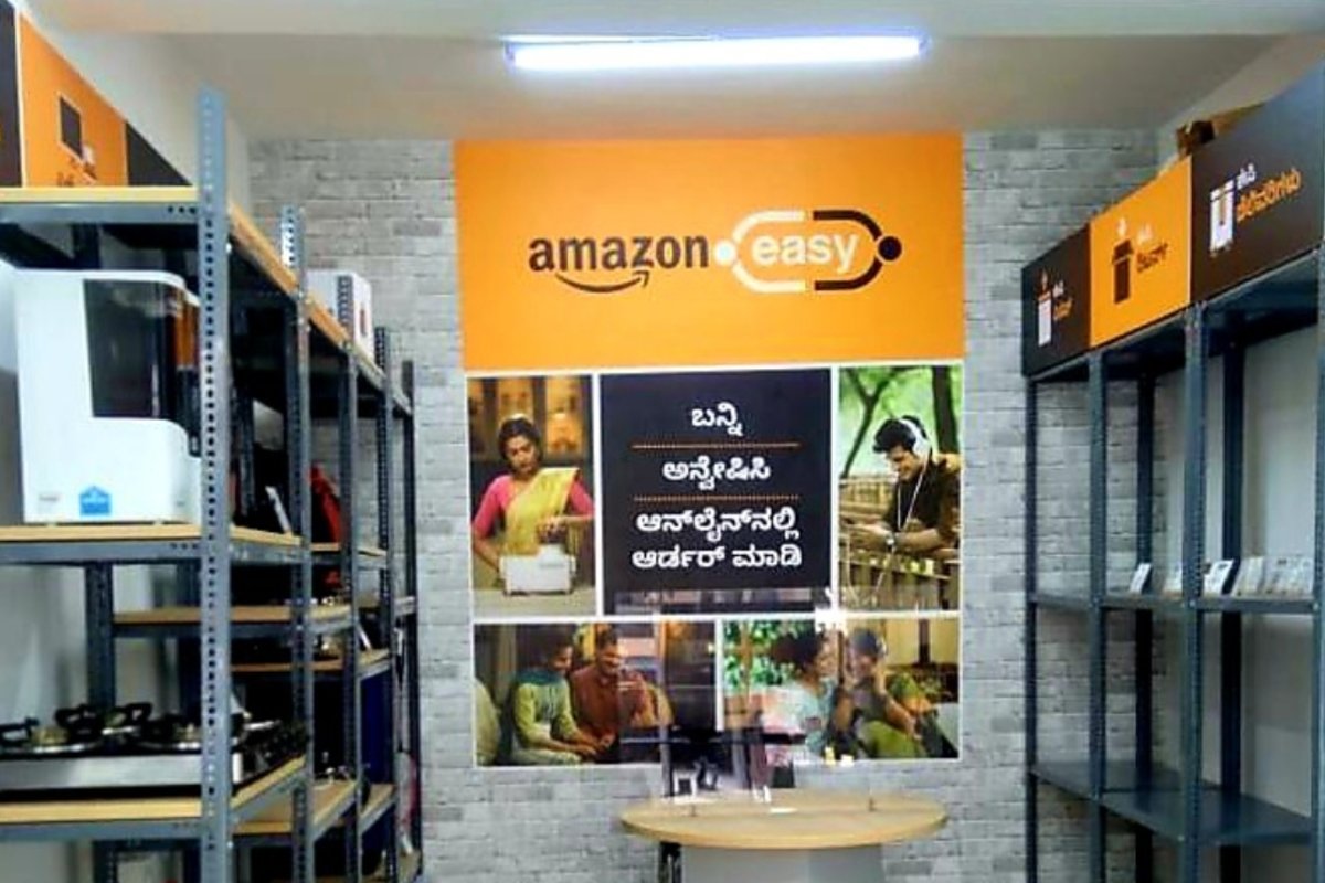 Amazon Easy Stores Get An Upgrade In India With Touch And Feel Product Experience Last Mile Delivery Technology News