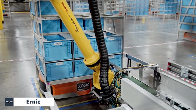 Amazon Testing Robots to Work Autonomously in Warehouses