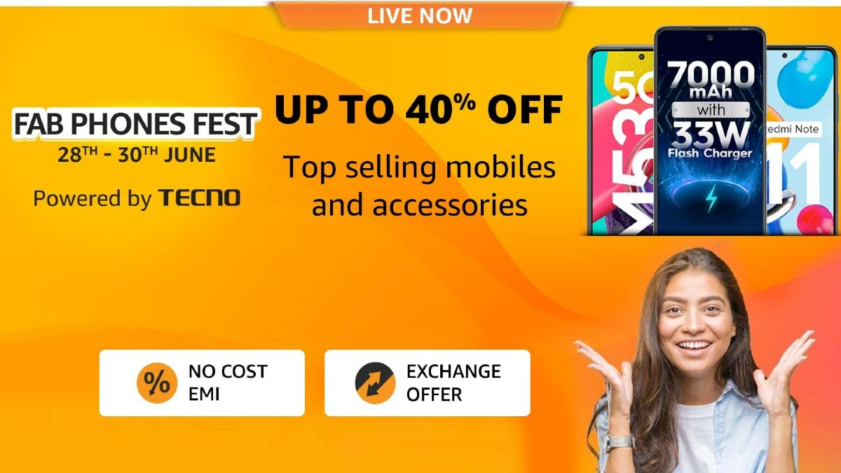 Amazon Fab Phones Fest Sale Is Live Until June 30: Best Deals, Top Offers