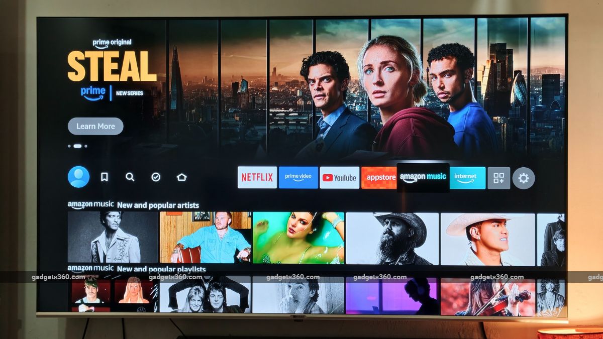 amazon fire tv stick 4k select review ndtv home screen Amazon Fire TV Stick 4K Select