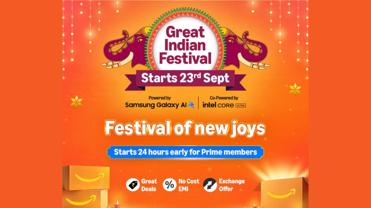 Amazon Great Indian Festival Sale 2025 Date Announced; Deals on Smartphones, Laptops From Samsung, Dell, Asus, and More Teased