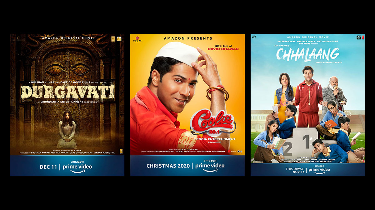 Durgavati, Chhalaang, Coolie No. 1 Part of Amazon Prime Video&rsquo;s New Indian Film Slate