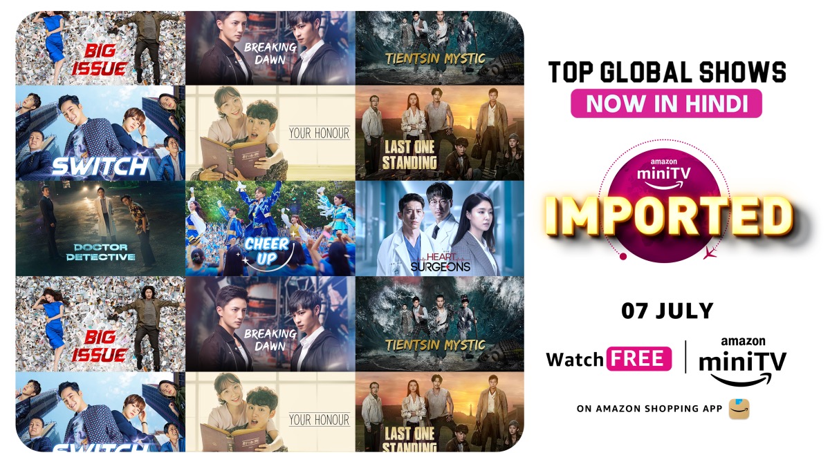 Amazon miniTV Imported Category With International Shows Dubbed in Hindi for Indian Audiences Set to Launch on July 7