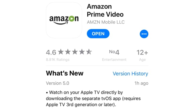 Amazon Prime Video Finally Comes To Apple Tv Technology News