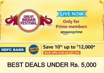 Amazon Great Indian Festival Sale 2020: The Best Deals Under Rs. 5,000