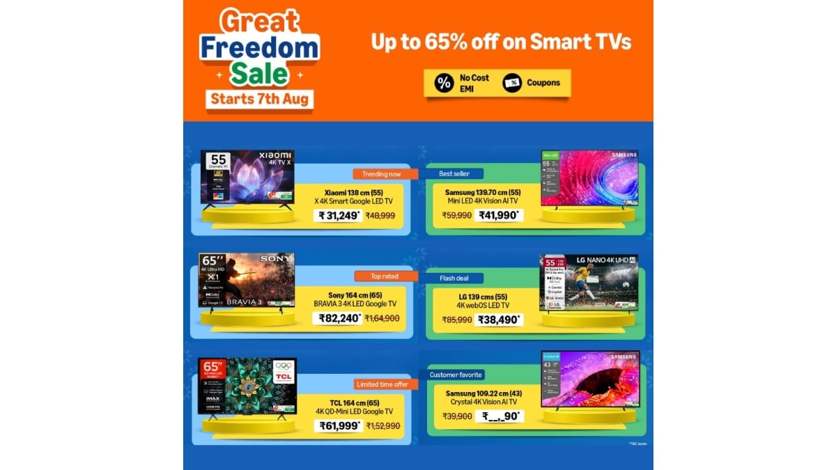 amazon sale smarttv amazon inline Amazon Great Freedom Sale