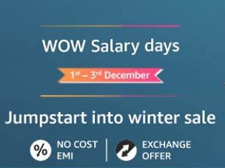 Amazon Wow Salary Days Begin: Laptops Starting at Rs. 17,990, More Deals