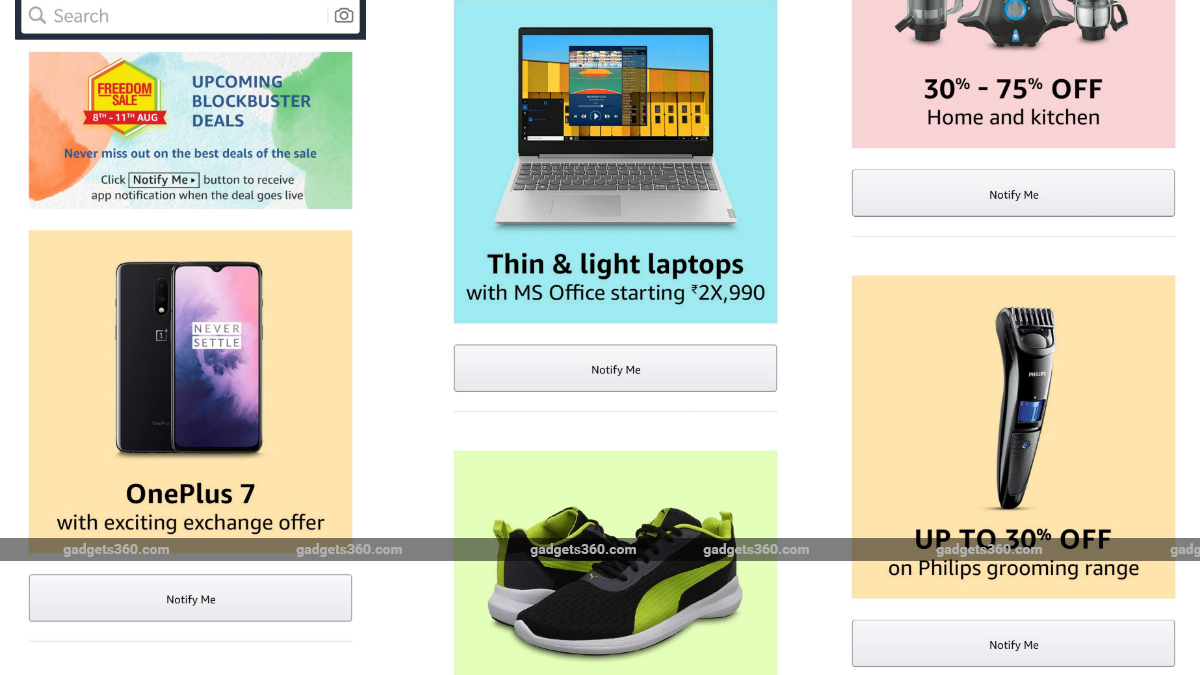 Amazon Freedom Sale 2019 BlockBuster Deals Previewed, App Registrations Begin