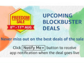 Amazon Freedom Sale 2019 BlockBuster Deals Previewed, App Registrations Begin