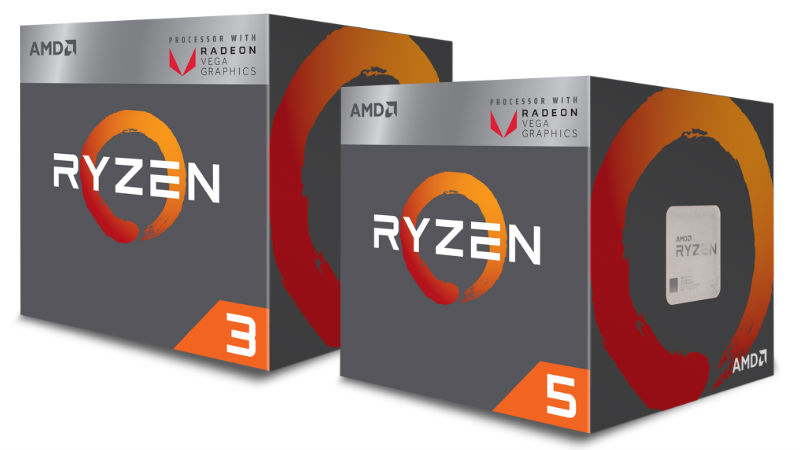 AMD Ryzen 3 2200G and Ryzen 5 2400G Processors With Integrated Graphics Launched