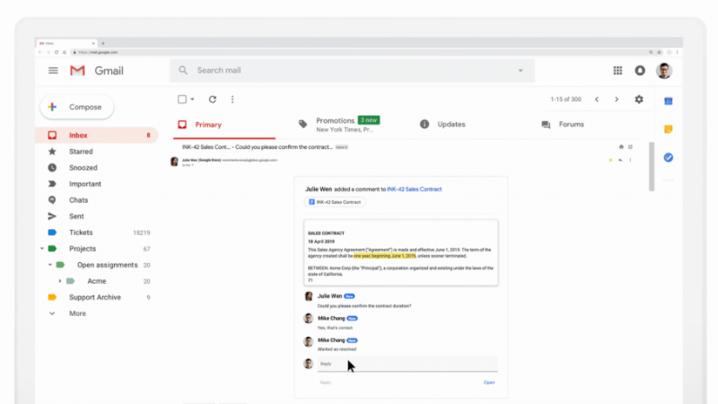 Gmail Gets AMP Support to Start Handling Dynamic Emails