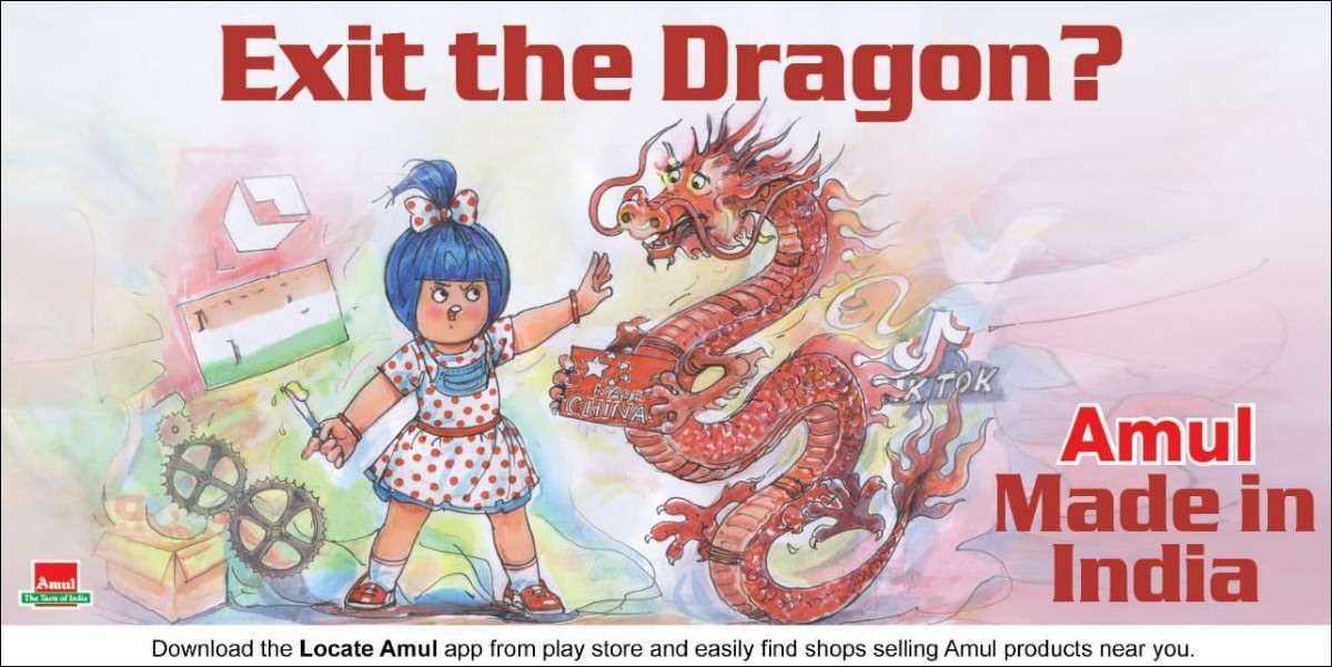 Amul Twitter Account Briefly Blocked After Tweet Targeted China
