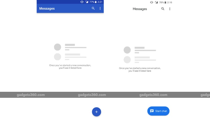 android messages new interface gadgets 360 Android Messages