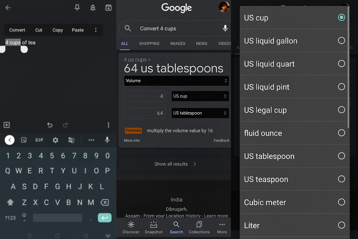 Android’s Smart Text Selection Tool Adds Unit Conversion Feature, Redirects to Google