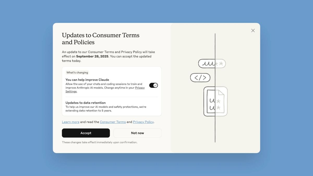 Anthropic Seeks Permission to Train AI Model on User Conversations, Updates Privacy Policy