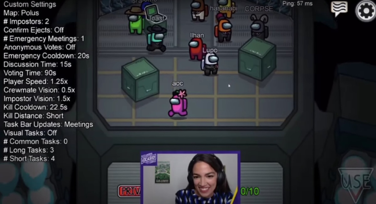 US Congresswomen Alexandria Ocasio-Cortez, Ilhan Omar Streamed Among Us in Twitch Debut
