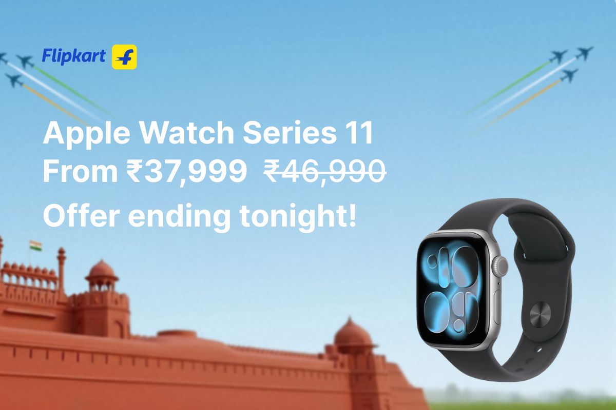 Flipkart Republic Day Sale: Apple Watch Series 11 Gets Its First-Ever Price Drop in India