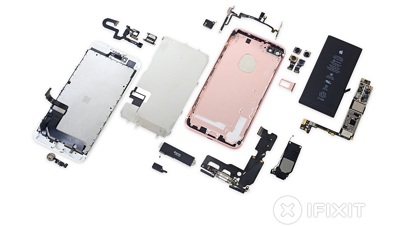 iPhone 7 Plus Teardown Shows 3GB of LPDDR4 RAM and a 2900mAh Battery