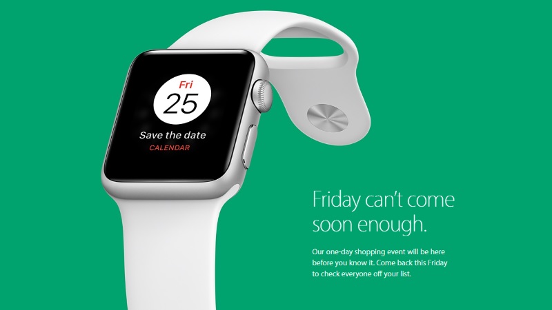 Apple Teases One-Day Black Friday Shopping Event