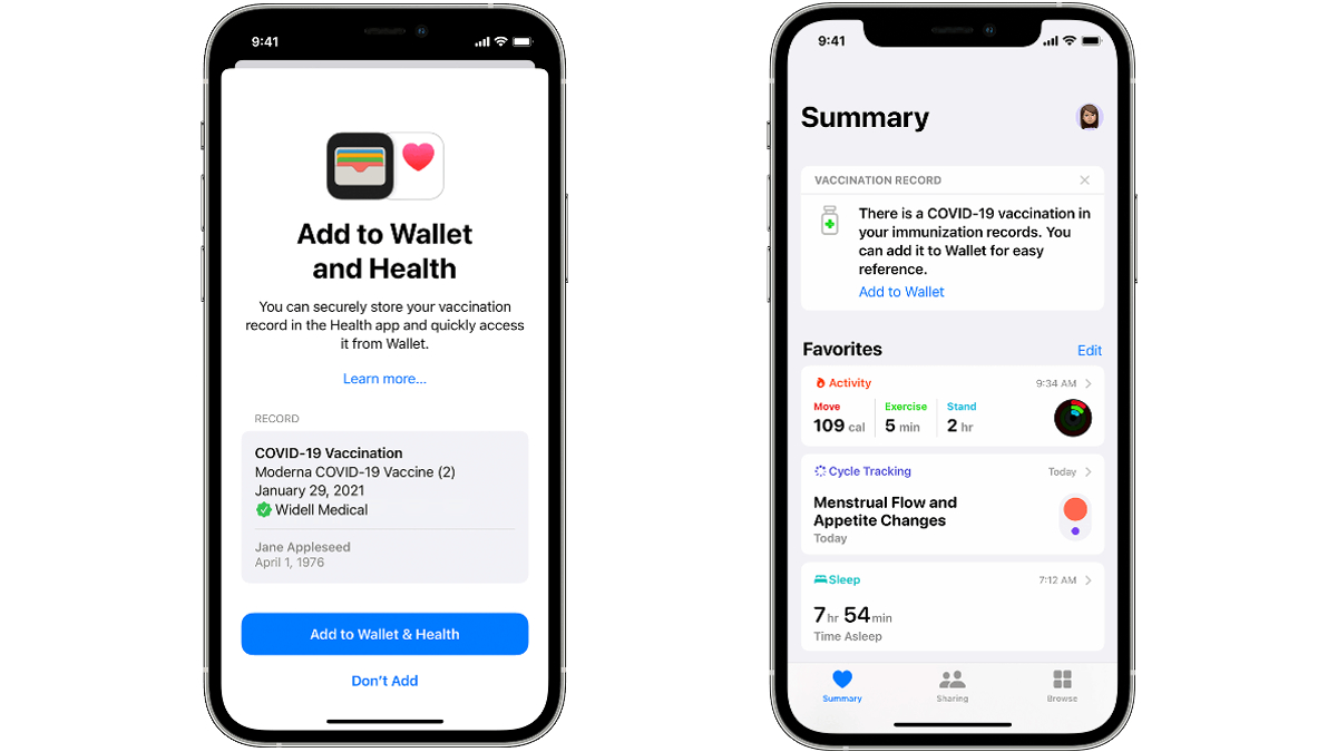 How to Add Your COVID-19 Vaccine Records to Apple Health, Wallet on Your iPhone