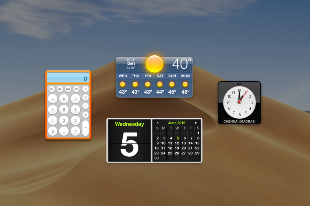 apple mac dashboard widgets to do list