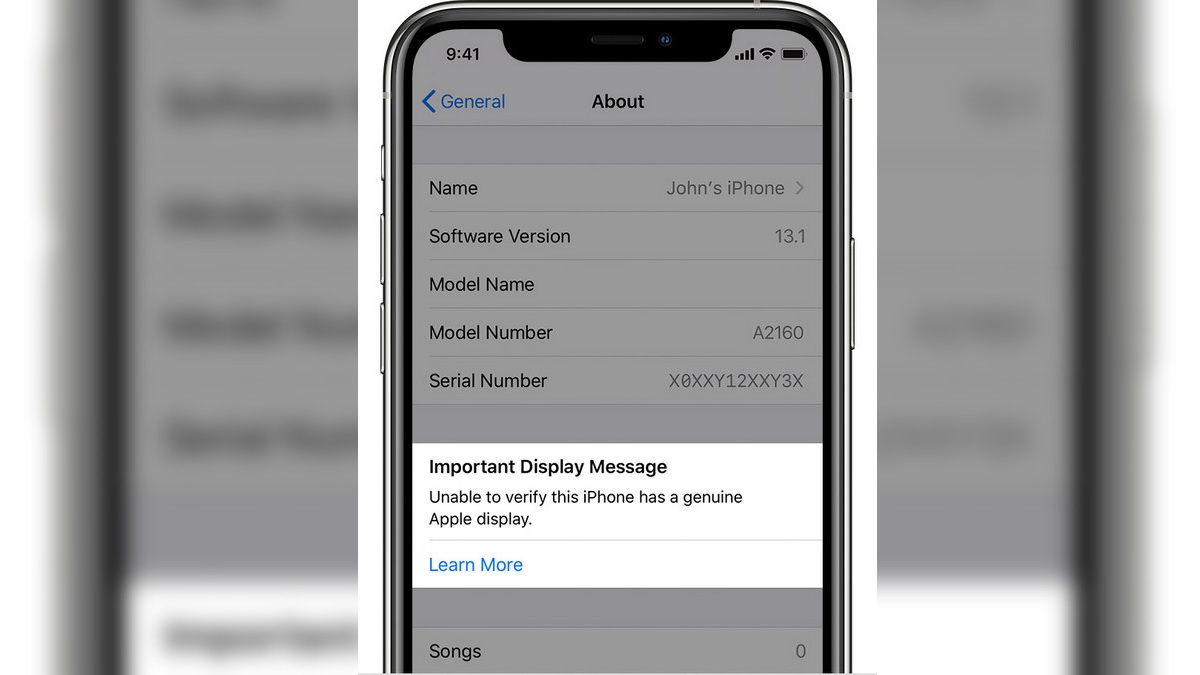 iPhone 11 Will Alert You When a Non-Genuine Display Is Used