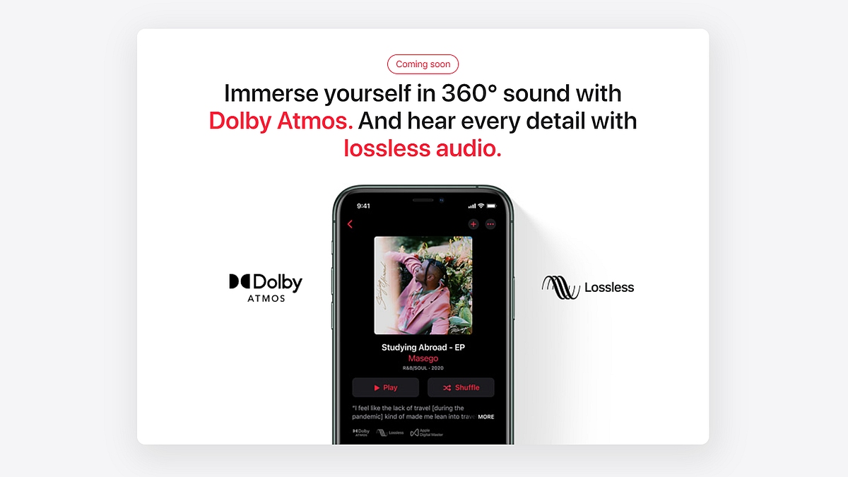 Apple Music Lossless Audio, Dolby Atmos, and Spatial Audio Coming to India Soon; Android Beta Gets Support