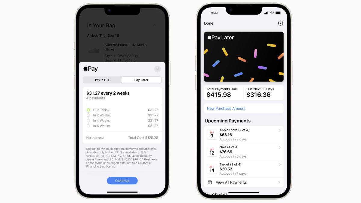 Apple Launches Apple Pay Later in US, Will Allow Users to Split Purchases Into 4 Interest-Free Payments