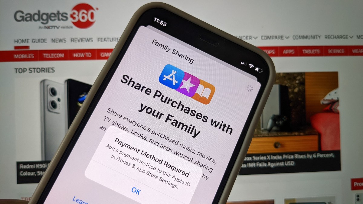 Apple's Purchase Sharing Restricting Users in India From Accessing Paid Apps of Family Members