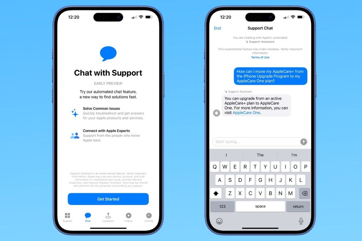 Apple’s Support App was reportedly updated with AI-Investigated Chatbot