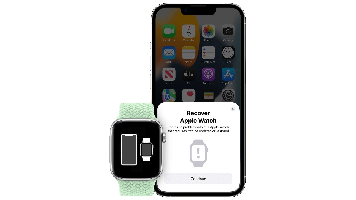 Apple Watch restauración de firmware iPhone imagen restaurar Apple Apple Watch iPhone